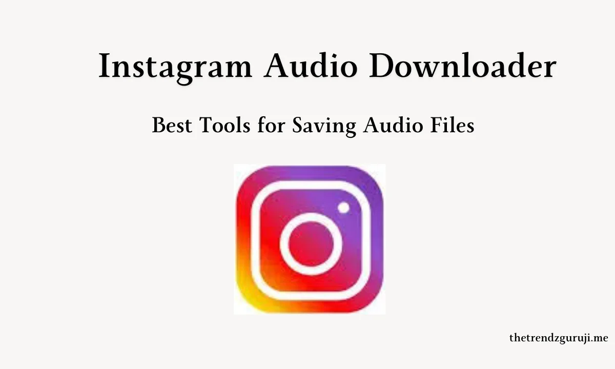 Instagram Audio Downloader